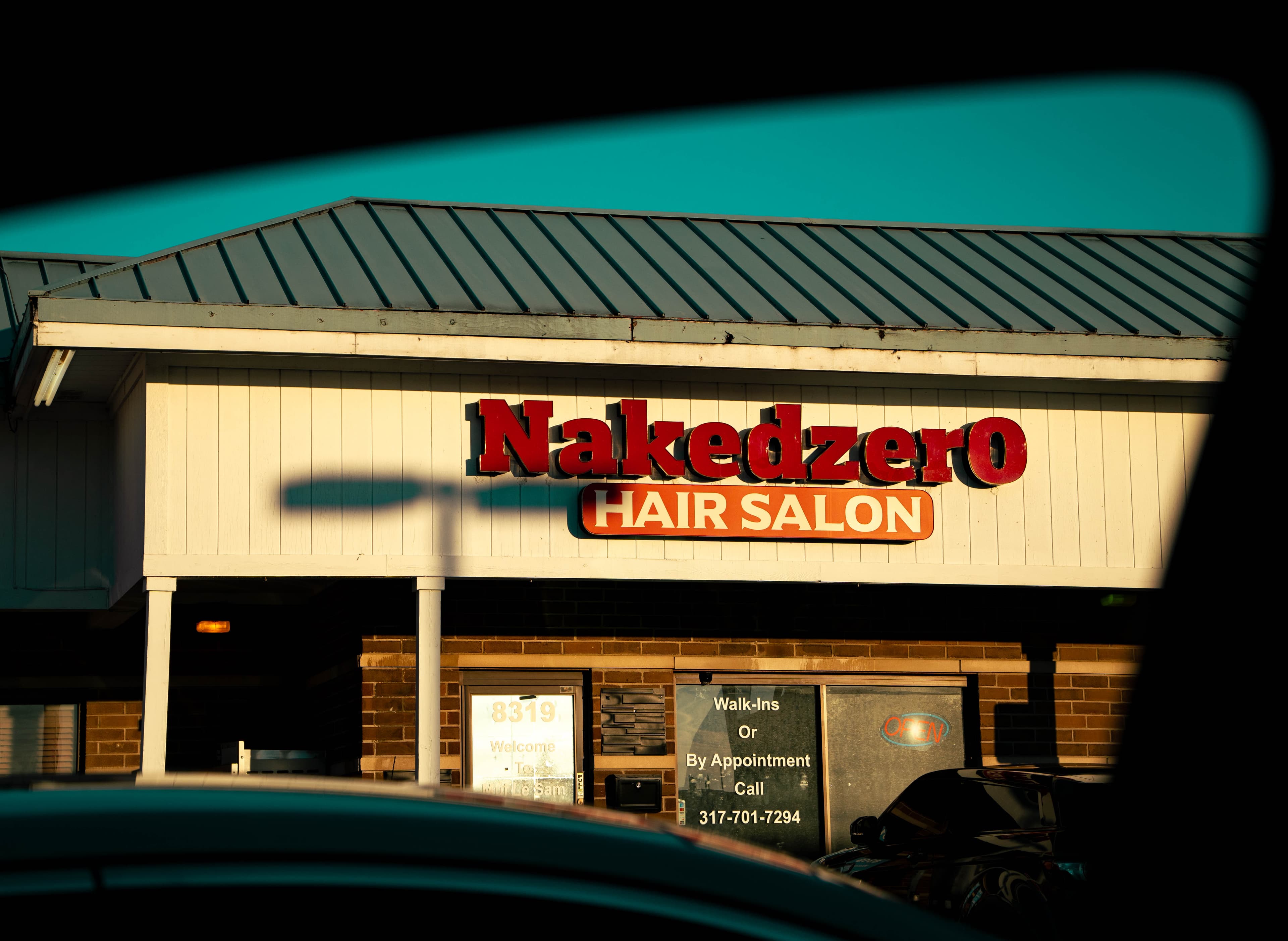 Inside NakedzerO Hair Salon in South Indianapolis
